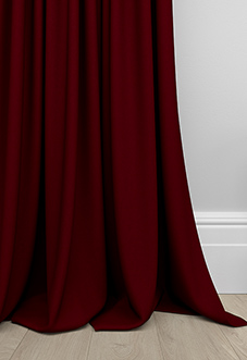 Faux Suede, Maroon - Made to Measure Curtains